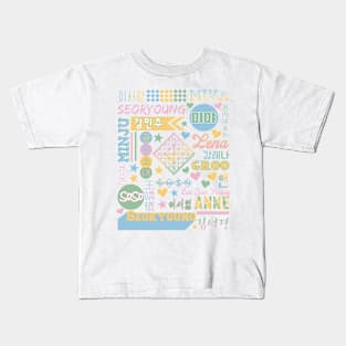 GWSN Collage Kids T-Shirt